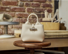 LONGCHAMP   ル ロゾ S トップハンドルバッグ   ミニ手提げ竹節バッグ   ハンドバッグ 　ミニサイズ