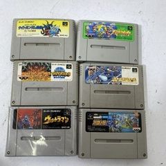 送料無料 スーパーファミコン ウルトラマン ザ・グレイトバトル 等 ソフト 6点まとめて 未検品 AAA0001S3193/0403