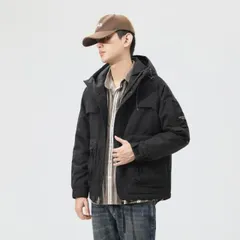 種類23：M/E：ストロベリーベア（キルティン 秋冬 コーデ メンズ  服 シンプル ファッション オシャレ 大人 かっこいい 大きいサイズ ストリート 紳士服  アウトドア フード付き ジャケット 無地 カップル 