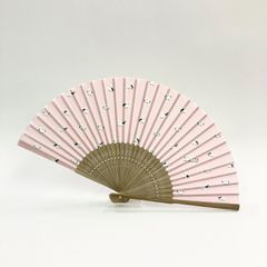 新日本カレンダー 扇子 シマエナガ　695