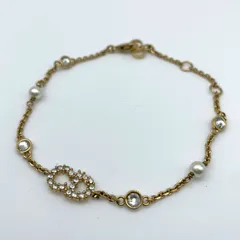 DIOR チェーン ブレスレット ゴールド