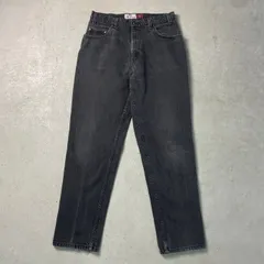 90年代 USA製 Levi's リーバイス 545 テーパード ブラックデニムパンツ バギー バギーデニム メンズW36 【SS2506】