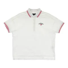 サイズ：L CALLAWAY キャロウェイ 2024年 半袖ポロシャツ  ホワイト系 [240101519926] ゴルフウェア レディース ストスト