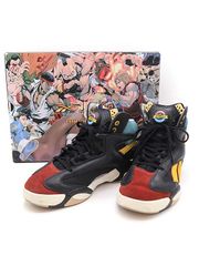 Reebok × STREET FIGHTER 리복 × 스트리트 파이터 SHAQ ATTAQ 하이컷 스니커 믹스 27.5㎝