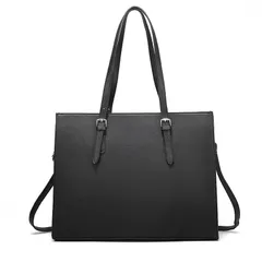 【数量限定】大容量 PUレザー トートバッグ 15.6インチ PC ブリーフケース A4 斜め掛け おしゃれ ショルダーバッグ 大人 多収納 レディース 自立式 肩掛け 2way 通勤 かばん 通学 ハンドバッグ 軽量 防水 ビジネスバッグ バレンタインデーギ