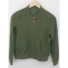 ◇ green label relaxing グリーンレーベル 長袖 MA-1 ジャケット サイズ38 カーキ レディース  【中古】 【1206090004662】