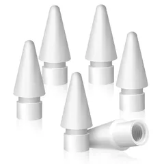 【迅速発送】アップルペンシル ペン先【プロ推薦】Apple Pencil ペン先 Apple Pencil 第1/2世代/USB-C/Pro用 ipadペンシル ペン先 交換用 チップ 替え芯 高感度 予備6個セット (ブラック)