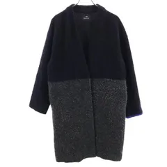 ピーエスポールスミス ウールブレンド ノーカラー コート S グレー系 PS Paul Smith 長袖 レディース 【中古】  【231008】のサムネイル
