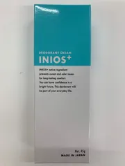 新品未使用 イニオスプラス デオドラントクリーム INIOS+ 2点 INIOS+ イニオスプラス デオドラントクリーム 45g【新品】 - メルカリ