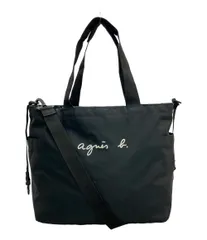 アニエスベー リバーシブルマザーズバッグ トートバッグ ショルダーバッグ 2WAY 斜め掛け 20L レディース agnes b.