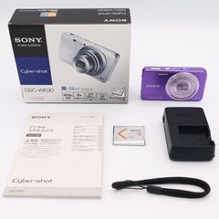 SONY Cyber-Shot(サイバーショット) W630(1610万CCD/光学x5)バイオレット DSC-W630/V ASIN: B0071EH3QW　#250422_6064833