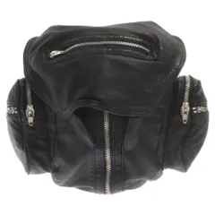 ALEXANDER WANG (アレキサンダーワン) レザー マルチジップ バックパック リュック ブラックのサムネイル