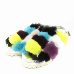 ツモリチサト TSUMORI CHISATO サンダル シューズ レッキスラビットファー TC73-AJ110-29 シルバーカラー マルチカラー 24.5cm 靴 ■SM1のサムネイル