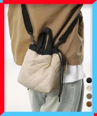 新品 ショルダーバッグ キルティング 斜め掛け ミニハンドバッグ 黒 男女兼用 ペアバッグ ファッション鞄 【送料無料】