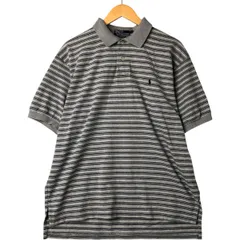 古着 ラルフローレン Ralph Lauren POLO by Ralph Lauren 半袖 ボーダー ポロシャツ メンズXL相当/eaa547165