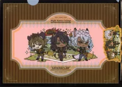 【中古】クリアファイル サバナクロー寮 わちゃっと!A4クリアファイル＆ダイカットステッカーセット 「ディズニー ツイステッドワンダーランド」