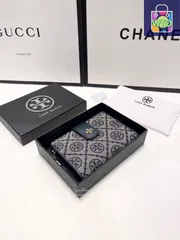 Tory Burch/湯麗柏琦/財布、クレジットカードスロット収納紙幣と手形、両用カードバッグ財布、多機能小銭入れカードバッグ三つ折り短冊財布[本日特価|新品未使用品]