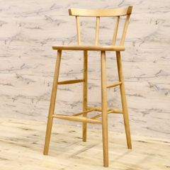希少 美品 ナガノインテリア カウンターチェア DC046 ハイチェア 木製