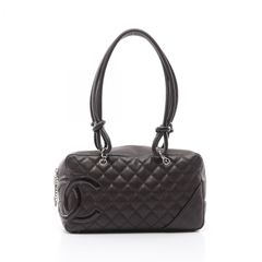 CHANEL シャネル カンボンライン ボーリングバッグ ショルダーバッグ