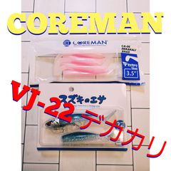 コアマン vj 22 デカカリ シャッドジグヘッド ワーム