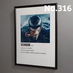 No.316 A4 ヴェノム Venom ポスター 写真 アート 映画 インテリア 額 壁 coco