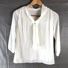 オリヒカ ライム ORIHICA RHYME カットソー ふんわりデザインカットソー イージーケア シアー素材 裏地付き ホワイト Sサイズ 2025061100115