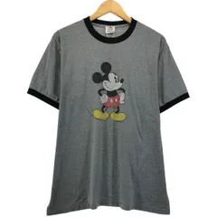 古着 90年代 DISNEY Store MICKEY MOUSE ミッキーマウス リンガーTシャツ メンズL相当 ヴィンテージ/eaa576092