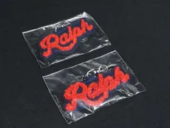 ■未開封■新品■未使用■ RALPH LAUREN ラルフローレン キーホルダー バッグチャーム 2点セット まとめ売り レッド系 DJ8414