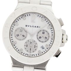 ブルガリ BVLGARI DG40SCH ディアゴノ クロノグラフ 自動巻き メンズ良品_875468