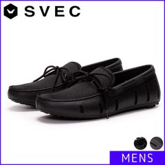 【新品・未使用】 メンズ 男性 紳士 SVEC シュベック ドライビングシューズ スニーカー 衝撃吸収 軽量 車 運転 メッシュ 排水 水陸両用 靴 シューズ 24.5 25 25.5 26 26.5 27 27.5 28 ブラック 黒 SOT001-1