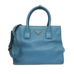 プラダ　PRADA vittelo dino 2wayトート　ショルダー　ブルー PRADA プラダ トートバッグ vittelo dino 2wayトート - メルカリ