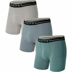 [INNERSY] ボクサーパンツ メンズ 下着 モダール 前閉じ ボクサーブリーフ 男性用 大きいサイズ 夏 吸水速乾 通気吸汗 3枚セット 2XL