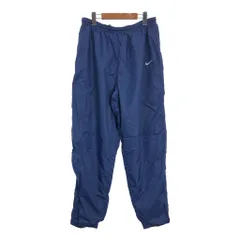 90年代 NIKE ナイキ トラックパンツ スポーツ ネイビー (メンズ XL) 中古 古着 R9226