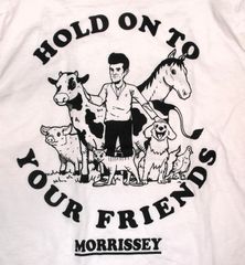 モリッシー Tシャツ MORRISSEY HOLD ON TO YOUR FRIENDS 正規品 ザ・スミス The Smiths ロックTシャツ