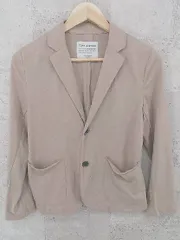 ◇ fork&spoon urban research doors 薄手 シングル 2B 長袖 テーラード ジャケット サイズONE ベージュ レディース 【中古】 【1002800356539】