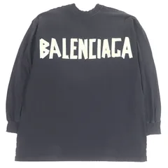 バレンシアガ　ロングＴシャツ 楽天市場】【中古】BALENCIAGAUSEDユーズド加工ロングスリーブ T