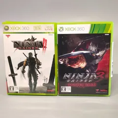 M697◆XBOX360 ・NINJA GAIDEN・NINJA GAIDEN3◆2本セット　動作未チェック