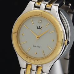 希少】稼働品 REGAL リーガル 腕時計 ソーラークロノグラフ シチズン製 