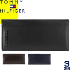 トミーヒルフィガー TOMMY HILFIGER 財布 長財布 かぶせ 小銭入れあり メンズ レザー 本革 大容量 ブランド 黒 ブラック CAMBRIDGE SECRETARY WITH ZIP & VALET 31TL19X019