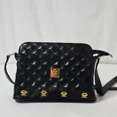 キルティング ブラック クロスバッグ 0909