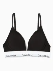 【新品未使用】　Calvin Klein　カルバンクライン　MODERN COTTON - トライアングルブラ　ノンワイヤーブラ　ブラック　Black　xs