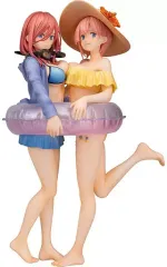 【中古】フィギュア 中野一花＆中野三玖 「五等分の花嫁」 ABS＆PVC製塗装済み完成品