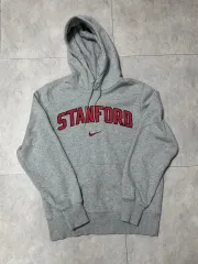 Nike(ナイキ） 海外モデル スタンフォード 刺繡 グレー フード S