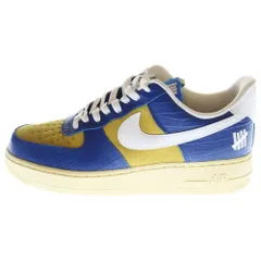 NIKE (ナイキ) ×UNDEFEATED AIR FORCE 1 LOW SP アンディフィーテッド エアフォース ローカットスニーカー ブルー/イエロー US9.5/27.5cm DM8462-400
