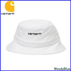【新品】カーハート  バケットハット キャップ 帽子 CARHARTT WIP I029937 SCRIPT BUCKET HAT WHITE/BLACK 00AXX i029937-00axxWH