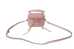 MIU MIU ミュウミュウ 2WAY バニティバッグ ショルダーバッグ 5BH112 マドラスレザー ピンク 美品 中古 4c076337