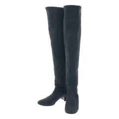 MANOLOB LAHNIK マノロブラニク スウェードロングブーツ ベージュ MANOLO BLAHNIK/マノロ ブラニク】9cm Heal Long BOOTS（ロング