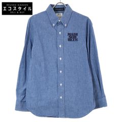 MADISON BLUE マディソンブルー 【美品/23年製】MB231-5016 ロゴ刺繍 ボタンダウン長袖シャツ/ M