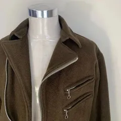 ジュンヤワタナベコムデギャルソン 縮絨ライダースジャケット ジュンヤワタナベ コムデギャルソンJUNYA WATANABE COMME des