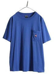 【お得なクーポン配布中!】 90s STUSSY ポケット付き Tシャツ L 紺タグ オールド スケート